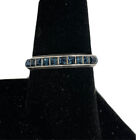 Brighton ETERNAL Blue Swarovski Crystal Stack  Ring Size 9 NWT