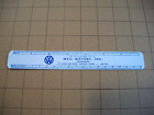 Vintage 1969 Volkswagen Dealership Promotional Scale/Ruler~7