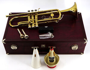 Holton T602 Collegiate Trumpet #825025 w/ 7C Mouthpiece +2 Schilke + Case & More