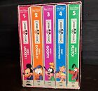 Walt Disney VHS Lot ~ Complete Set 1-5 Cartoon Classics 1987 Vintage Video Tapes