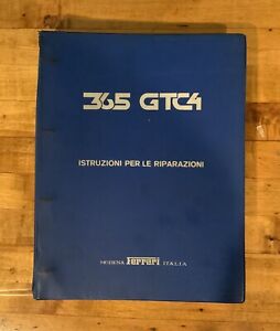 Ferrari 365 GTC4 Workshop Manual| |(79/73) | Factory Original in Italian