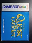 Quest for Camelot Nintendo Game Boy Color Instruction Booklet Manual ONLY GBC