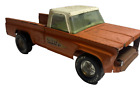 Vintage Nylint Chevy Pickup Truck Orange Body White Roof Missing Parts