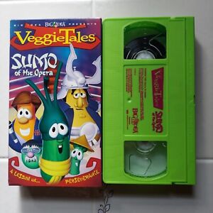 VHS VeggieTales Sumo of the Opera VHS 2004 Veggie Tales Tested