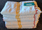 The Pioneer Woman Bath Towels, Lot of 6 - Sculpted Stripe White Cotton, 52