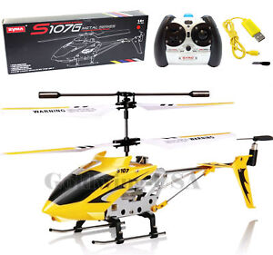 3.5CH Syma S107G Remote Control RC Helicopter Mini Aircraft Alloy GYRO Gift Kids