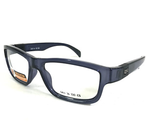 Liberty Sport Eyeglasses Frames X8-100 602 Clear Navy Blue Rectangular 54-16-130