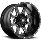 22x14  -76 Fuel D538 Maverick 6x135,6x5.5 Matte Black Milled Wheels (Set of 4)