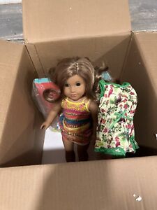 American Girl Lea Clarks Fruit Stand New in Box Retired Lea Clark 18” Doll Lot