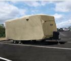Adco RV Travel Trailer MotorHome Storage Lot Cover - Fits Up to 15' - TAN