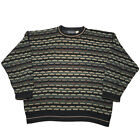 Vintage 90s Cosby Sweater Men’s XL Streetwear Multicolor Knit Pullover USA Made