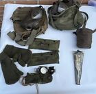 Original Vietnam Lot Backpack  Compass Gun Cleaning Kit Uniform Gas Masks Army