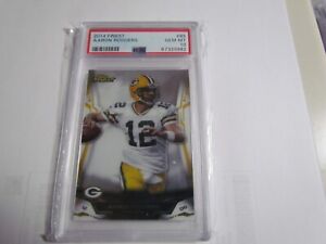 2014 TOPPS FINEST AARON RODGERS #89 PACKERS PSA 10 GEM MINT