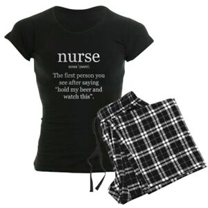 CafePress Nurse Definition Pajamas Women's Comfortable PJ Sleepwear (1651335745)