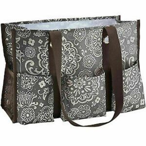 Organize Woodblock floral tote bag Thirty one bag.