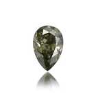 0.39 Carat Loose Chameleon Diamond Pear Shape VVS2 GIA Certified Fancy Rare Gift