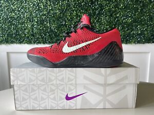 Nike Kobe IX 9 Elite Low University Red Black Size 11 Men’s Low Basketball Shoe
