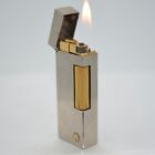 Rare Dunhill Lighter Brushed Stainless Steel_Ultrasonically cleaned _Working