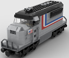 LEGO EMD Commuter Train Locomotive CUSTOM Kit, MOC.  100% NEW LEGO Pieces.