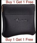 Travelambo Leather Squeeze Coin Purse Pouch Change Holder For Men & Women BOGO
