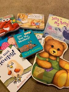 Random Lot of 12 Toddler Children’s Board Books Daycare Preschool