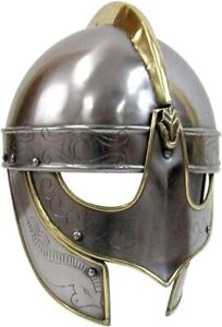 Handcrafted Viking Wolf Armor Helmet| Medieval Metal Knight Helmet