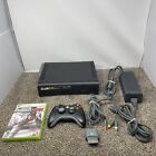 Xbox 360 Elite 20GB Console Bundle Lot With Controller And Game Tested