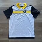 Mens Size Large Nike Pittsburgh Steelers Vintage Polo Shirt White NFL