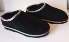 Bearpaw Women’s Lucille Water and Stain-Repellent Suede Mule Black Sz 12