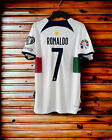 Cristiano Ronaldo 7 Portugal 2023/24 White Away Player Version Soccer Jersey XL