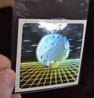 Hologram Sticker Earth 1980's MOC 2 3/4