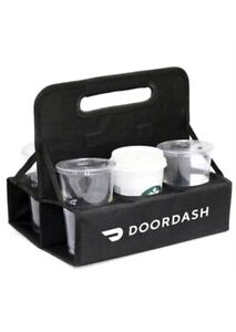 Doordash Official Foldable Drink Carrier 6 Cups of Beverages Delivery Driver New