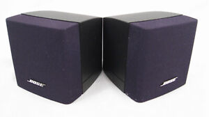 2x Bose Acoustimass Single Cube Speakers (Black)