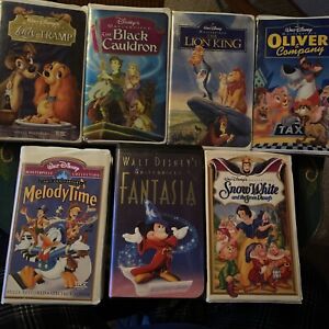 New ListingLot Of 7 Disney Masterpiece VHS
