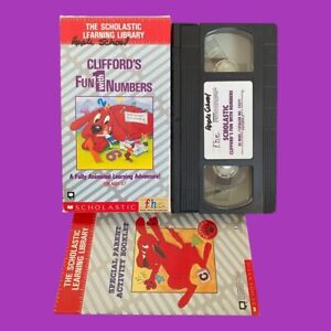 New ListingClifford, The Big Red Dog: Clifford's Fun with Numbers (VHS) & Booklet. Rare!