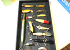 Qty 15 - Vintage Fishing Lures - Tackle Box Finds - All have Issues