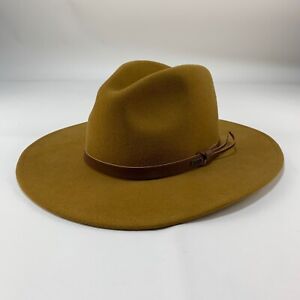 Brixton Mens Adjustable Brass Field Proper Hat 10956 Mens XL 7 3/4 New