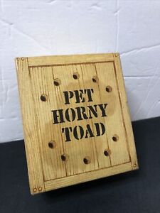 1976 ADULT ONLY Gag Gift Vintage “Pet Horny Toad” In Box Novelty Cal-Themes Inc.