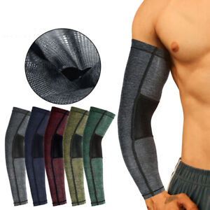 1 Pair Men UV Sun Protection Arm Sleeves Long Tattoo Cover Up Arm Sleeves Cover