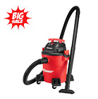 6 Gallon Wet/Dry Vac Shop Vacuum Portable 4 Peak HP Home Shop Vacuum Cleaner
