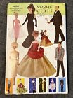 Vogue Craft #650 One Size Pattern Barbie and Ken Size 11-1/2