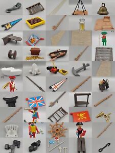 Playmobil 3550 3750 old pirate ship loose parts galeon spare parts