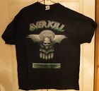 Overkill Springfield, Va Empire 2014 Official Tour Shirt Unworn Size L Large
