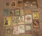 COLLECTION OF VINTAGE ANTIQUE ADVERTISING OCTAGON SOAP COUPONS & CATALOGS