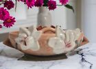 Roseville Pottery Brown Magnolia Double Handled Console Bowl 448-8 REPRODUCTION