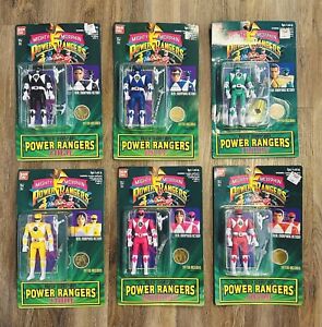VINTAGE 1994 Mighty Morphin Power Rangers Action Figures - LOT OF 6 - NIB