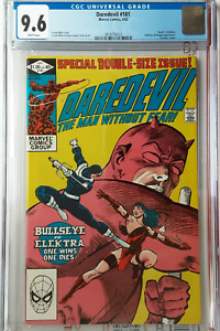 Daredevil 181 cgc 9.6 Marvel 1983 Frank Miller Death of Elektra ICONIC COVER!!!