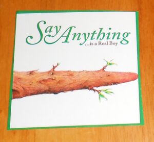 Say Anything…Is a Real Boy Sticker Original Promo (square) 3.25x3.25