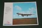 1973 plane tu 104 Vintage  airlines  USSR Russian soviet  poster Aeroflot