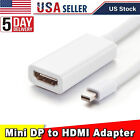 Mini Display Port DP Male Thunderbolt to Female Converter Adapter Cable For Mac
